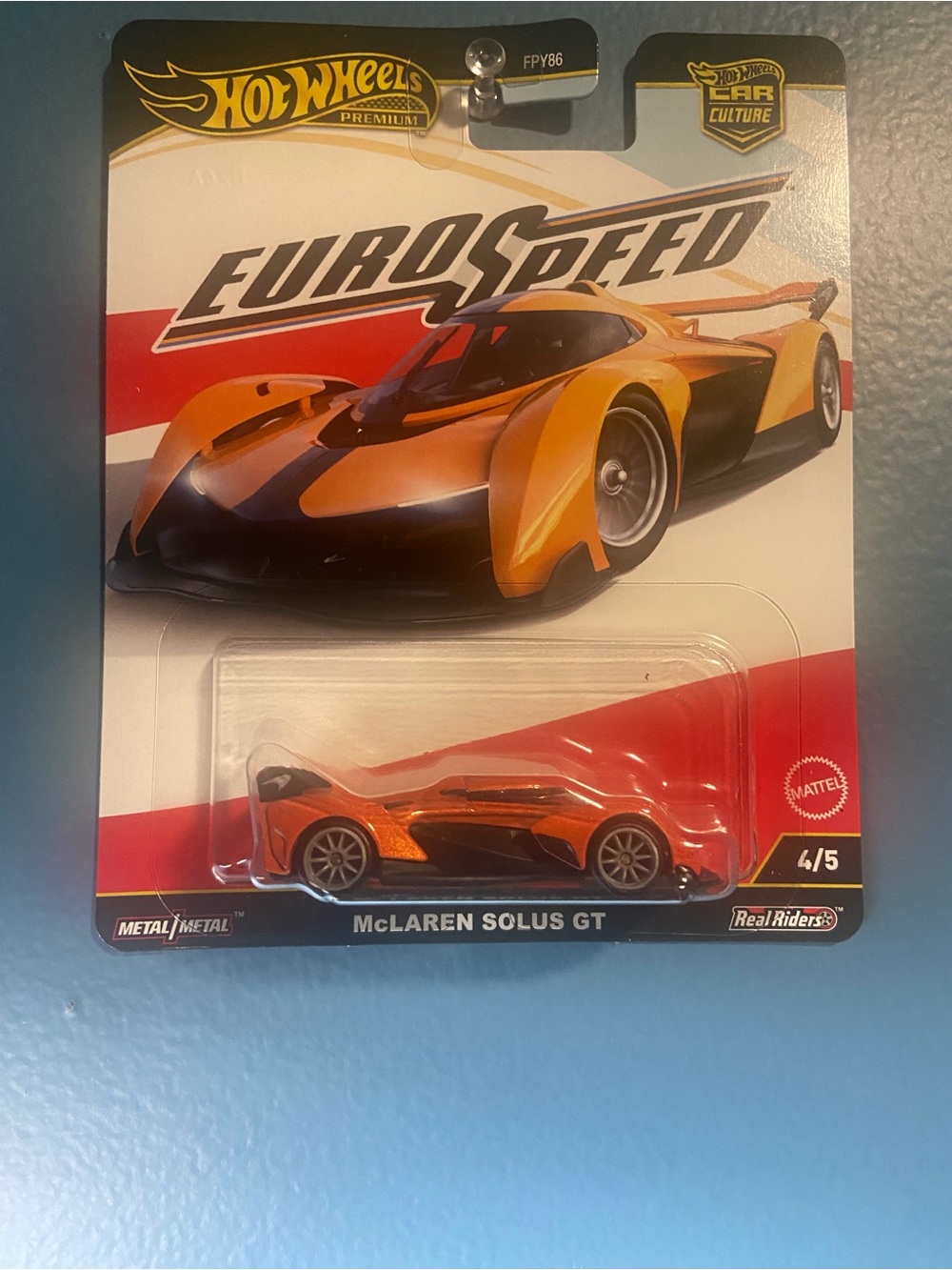 Hot Wheels McLaren Solus GT Toy Car - Metallic Orange